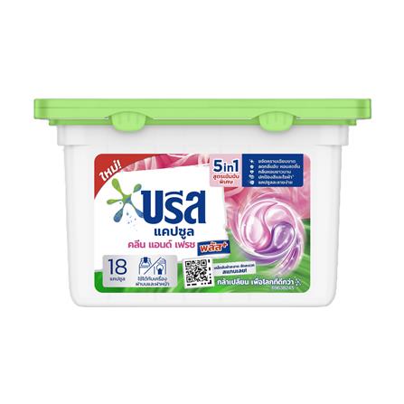 แคปซูลซักผ้า BREEZE FRESH+ 189 กรัม 18 ชิ้น_1