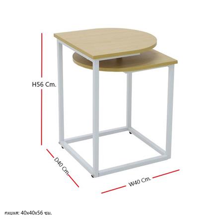 โต๊ะข้าง KONCEPT SAKI 19223451 สีไม้อ่อน_4