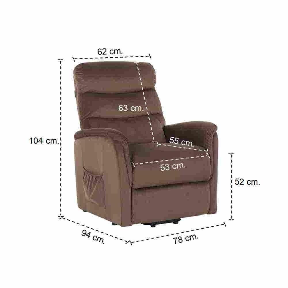RECLINER SB FURNITURE LIFTCHAIR ZIKA 19150661 สีน้ำตาล