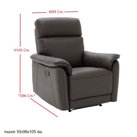 RECLINER SB FURNITURE RYLAND 19224647 สีน้ำตาล_4