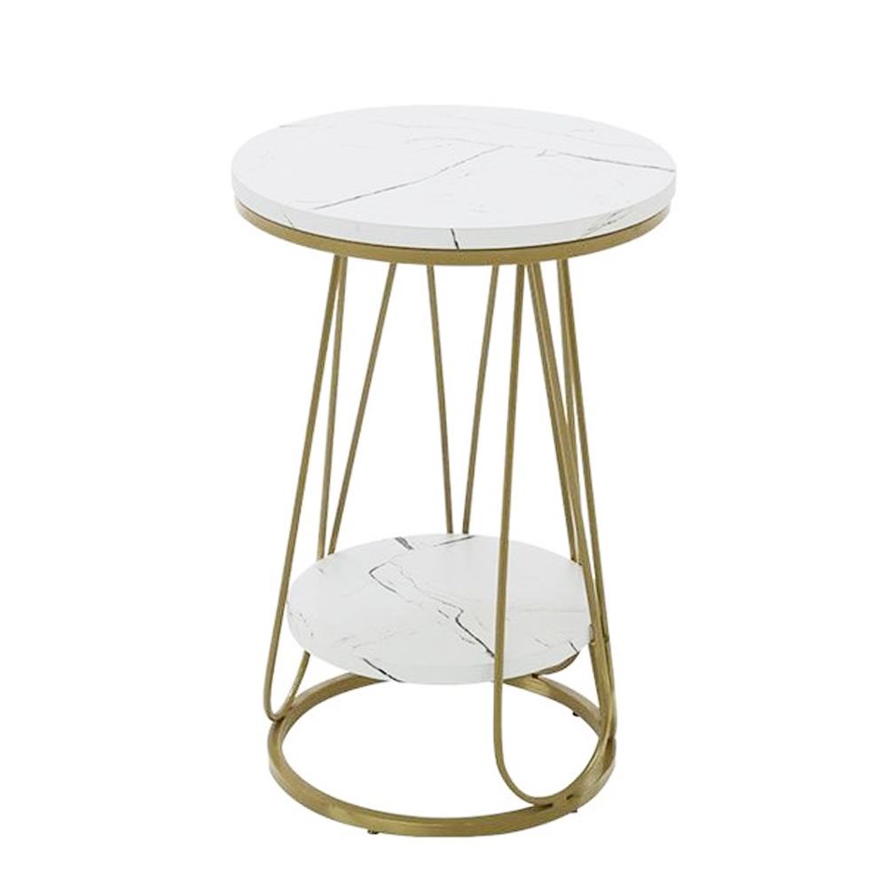 โต๊ะข้าง SB FURNITURE LUSH 19222333 40 ซม. สีทอง