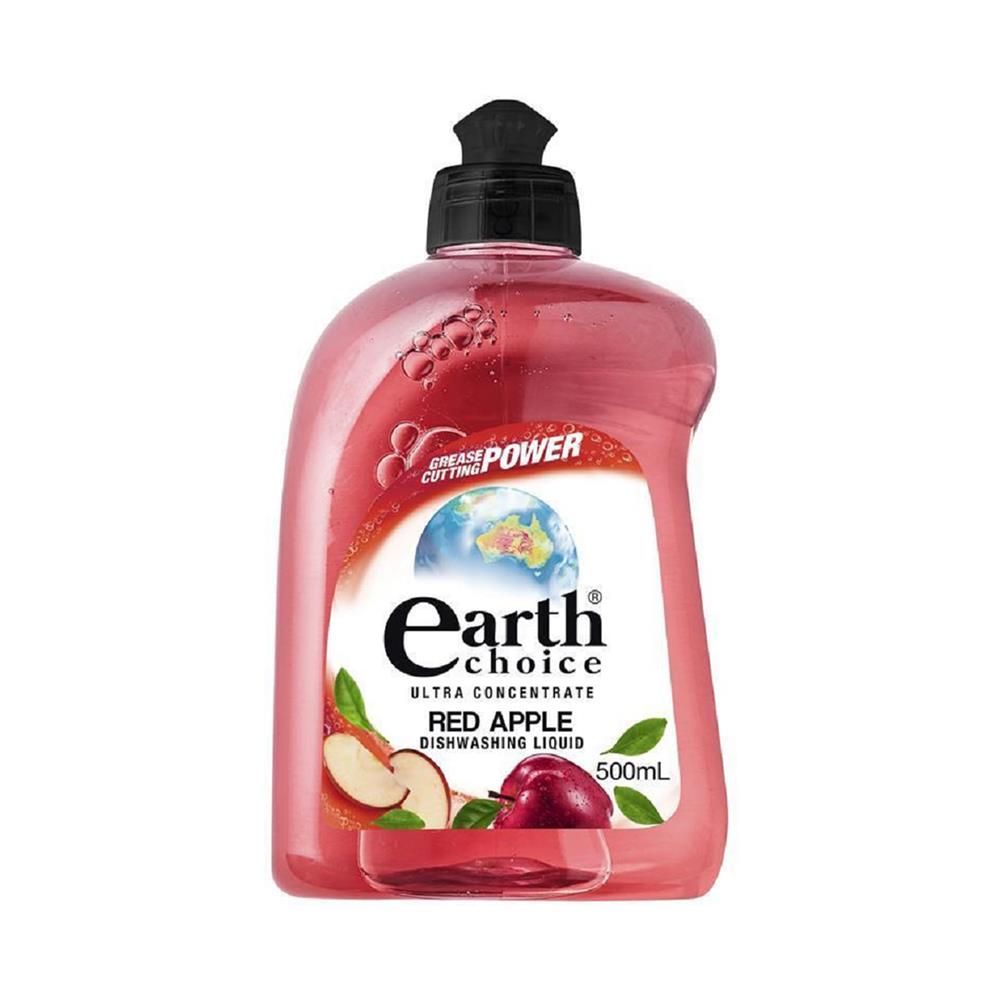 น้ำยาล้างจานสูตรเข้มข้น EARTH CHOICE 500 มล. RED APPLE