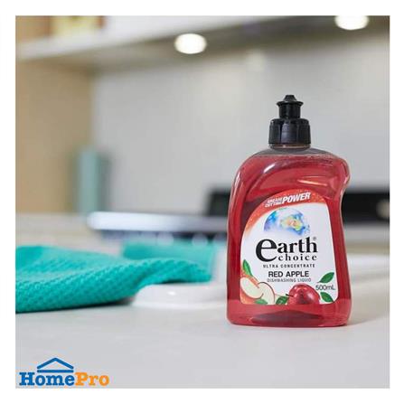 น้ำยาล้างจานสูตรเข้มข้น EARTH CHOICE 500 มล. RED APPLE_3