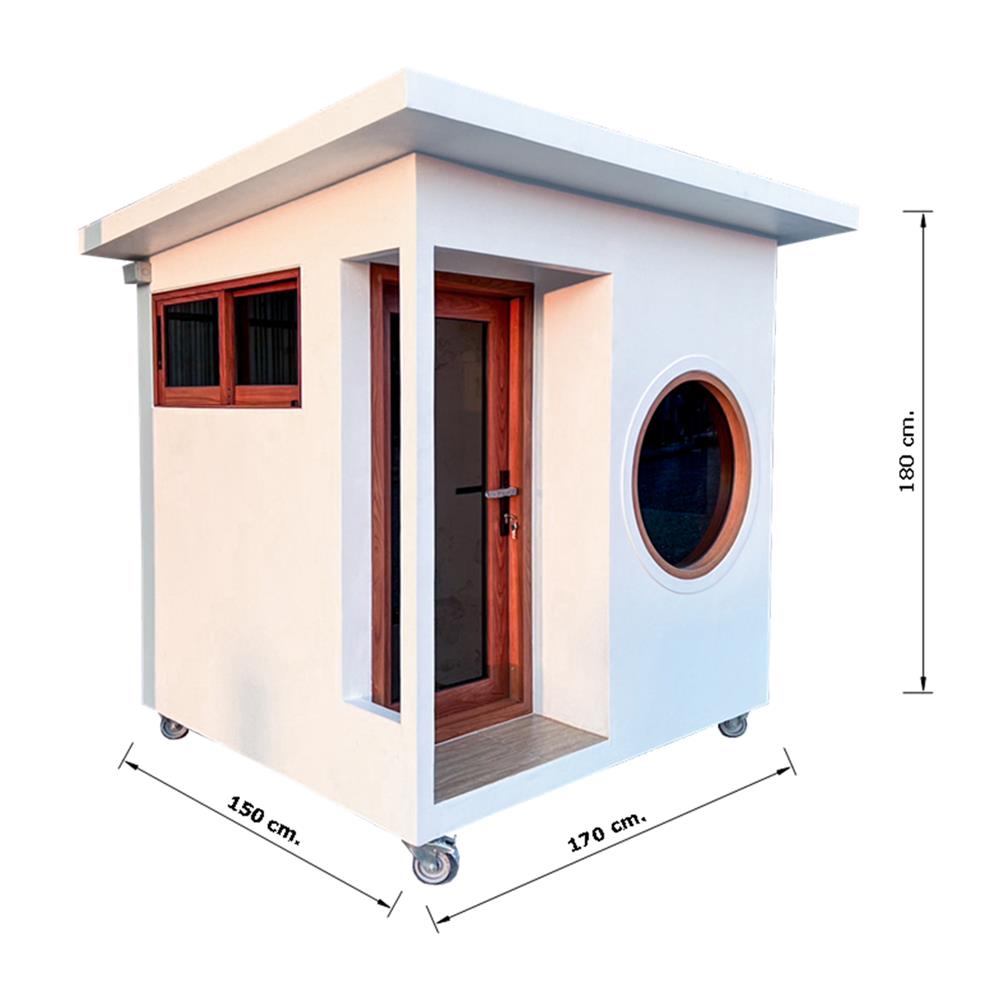 บ้านหมา บ้านแมว T.C. DOGHOUSE 13 MODERN 150X170X180 ซม.