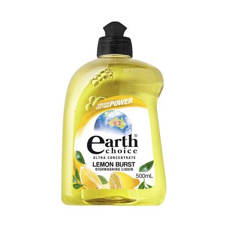 น้ำยาล้างจาน EARTH CHOICE 500 มล. กลิ่นเลมอนกราส แอนด์ จินเจอร์_0