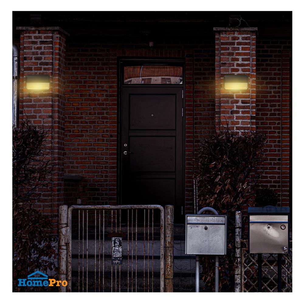 ไฟผนังภายนอก L&E 36-01100 สีดำ