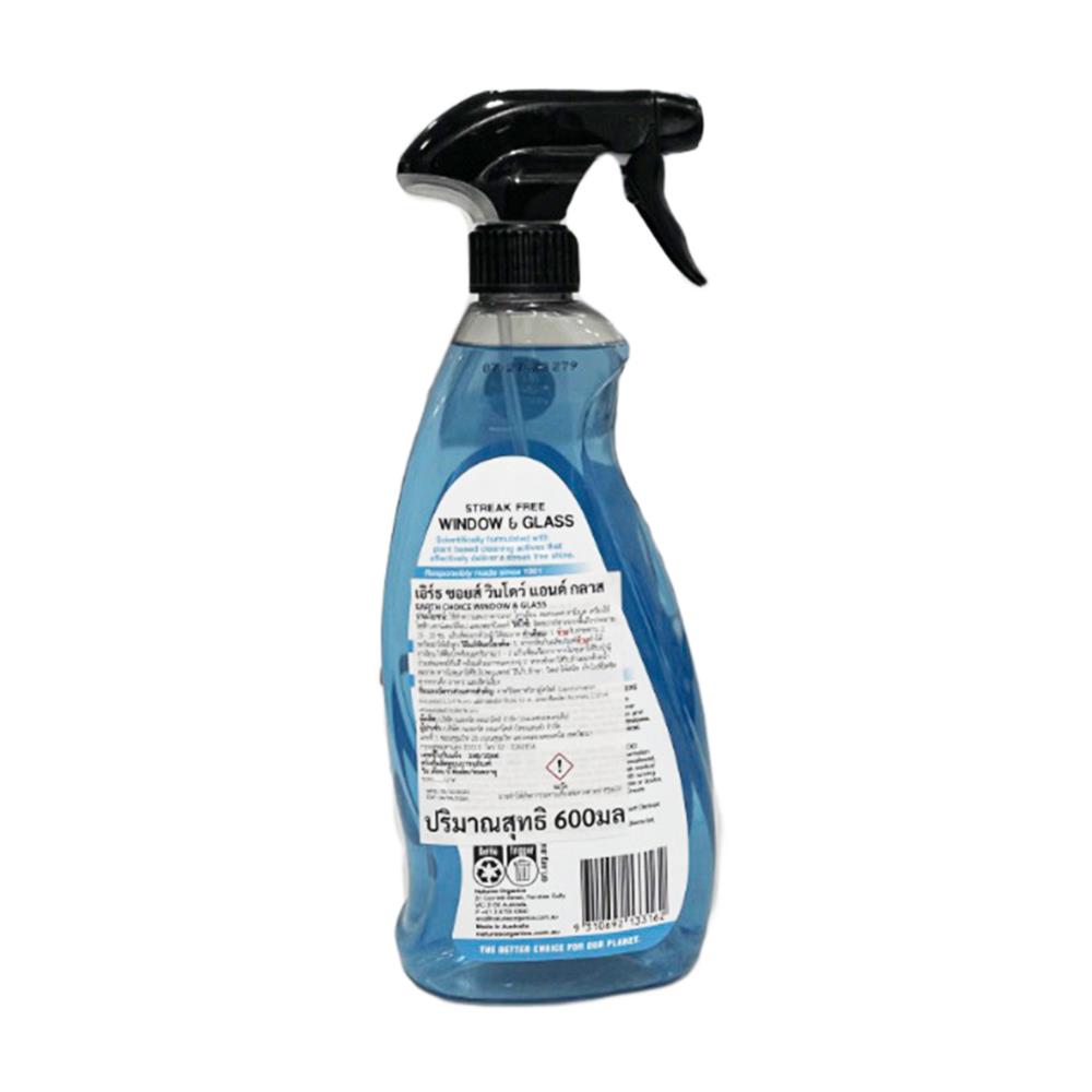 สเปรย์ทำความสะอาดกระจก EARTH CHOICE 600 มล.