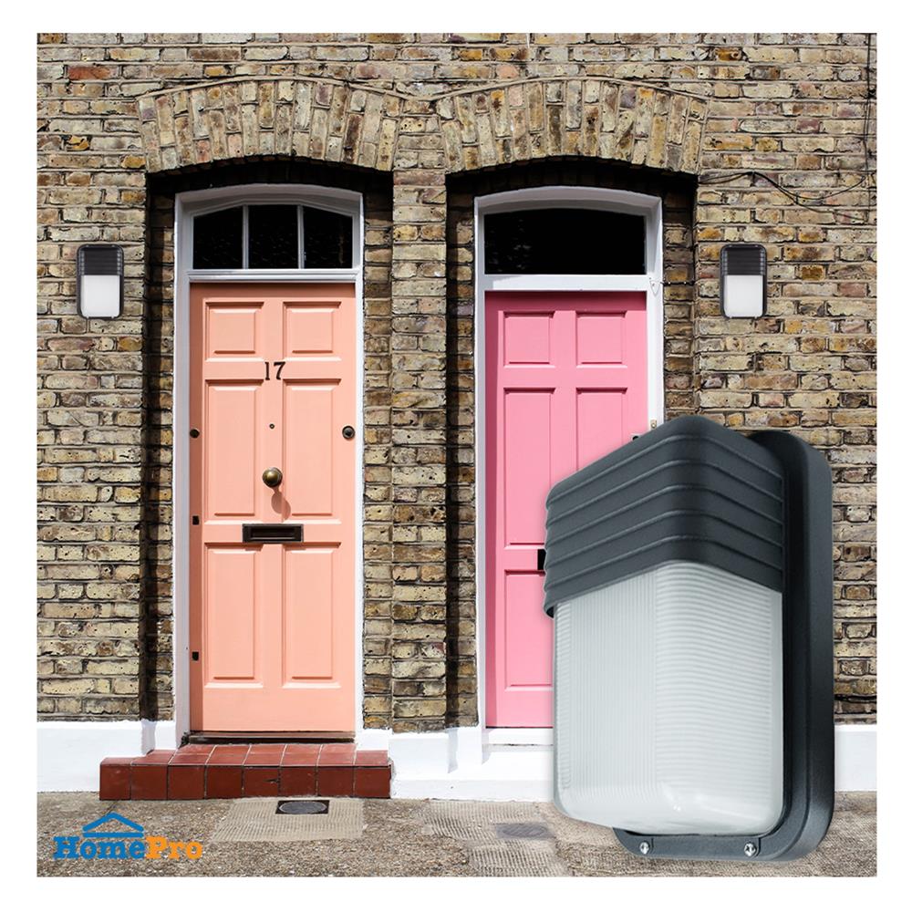 ไฟผนังภายนอก L&E 36-01315 สีดำ