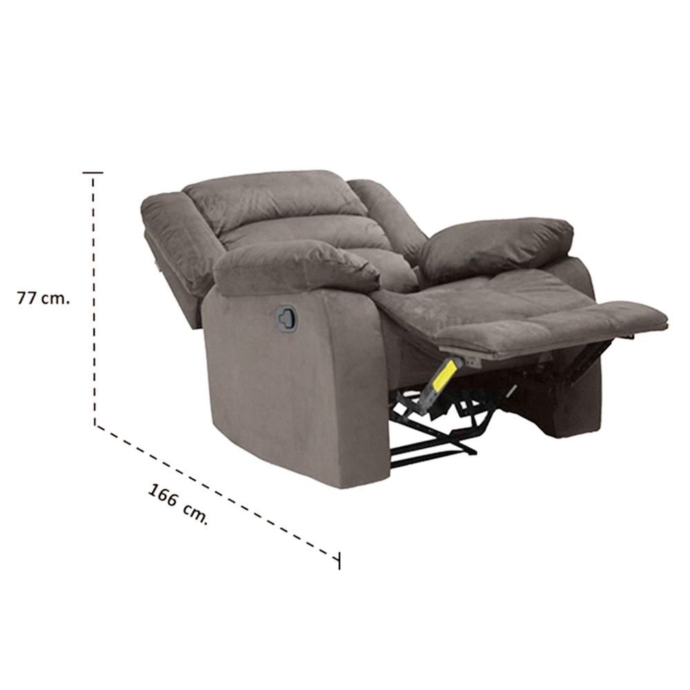 RECLINER 1 ที่นั่ง KONCEPT ZHANE 19167997 สีน้ำตาล
