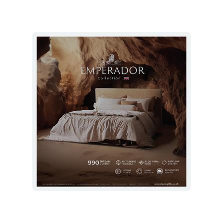 ชุดผ้าปูที่นอน 6 ฟุต 5 ชิ้น DUNLOPILLO EMPERADOR DL-EM-04_6