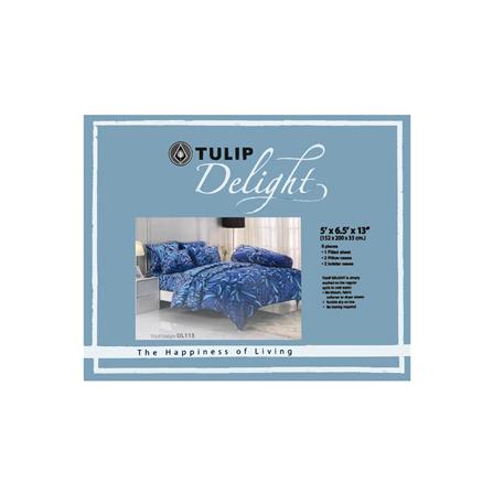 ชุดผ้าปูที่นอน 5 ฟุต 5 ชิ้น TULIP DELIGHT 60013-DL113_3