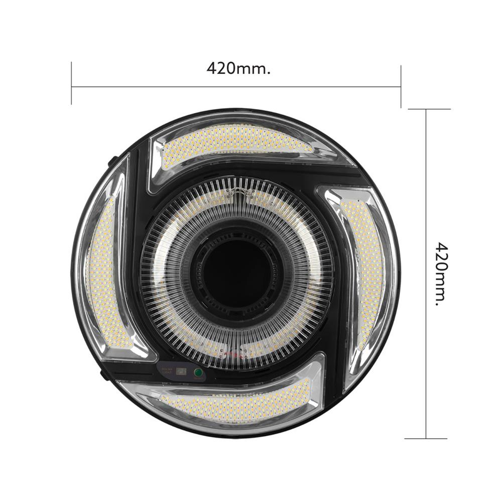 ไฟสนาม SOLAR LAMPTAN BRILUX 300 วัตต์ DAYLIGHT/COOL WHITE/WARM WHITE สีดำ