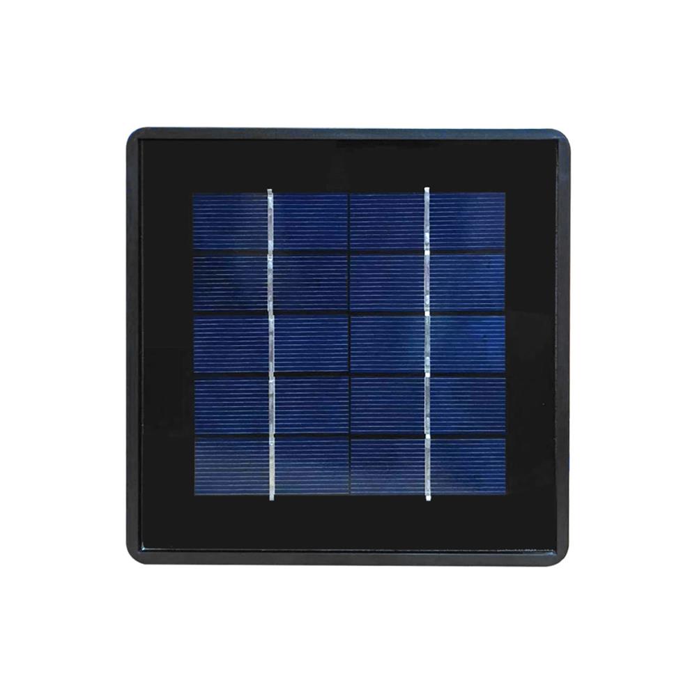 ไฟหัวเสา SOLAR LAMPTAN POLE CUBIC 15 วัตต์ DAYLIGHT/COOL WHITE/WARM WHITE สีดำ