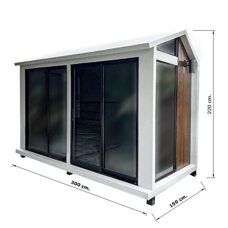 บ้านหมา บ้านแมว T.C. DOGHOUSE 11 NORDIC 150X300X220 ซม._4