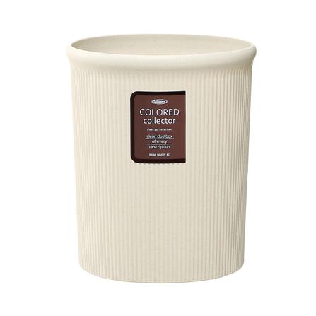 ถังขยะกลม LUSTROWARE 5.5 ลิตร สีครีม_0