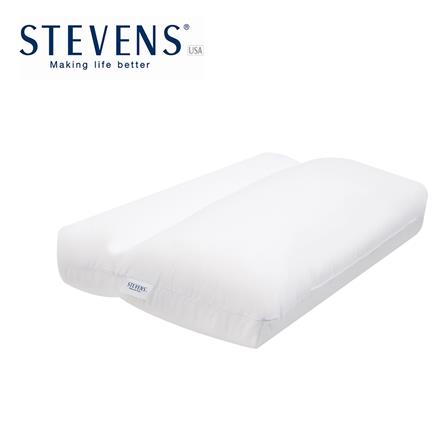 หมอนสุขภาพ ใยสังเคราะห์ STEVENS HEALTH CONTOUR 19x29 นิ้ว สีขาว_0
