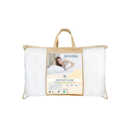 หมอนสุขภาพ ใยสังเคราะห์ STEVENS HEALTH CONTOUR 19x29 นิ้ว สีขาว_2