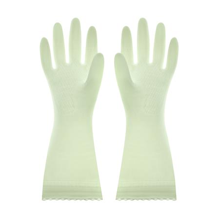 ถุงมือ PVC SHOWA SARATTO TOUCH SIZE M สีเขียวอ่อน_1