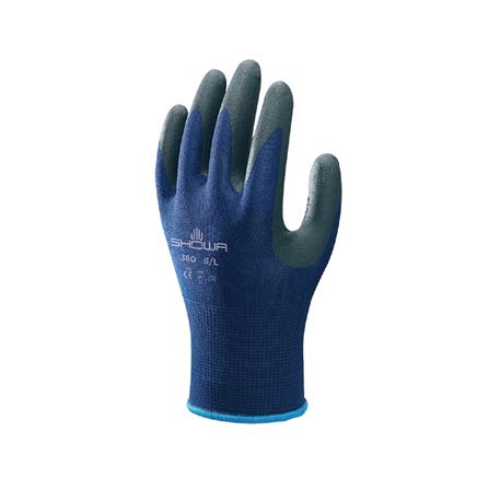 ถุงมือไนลอนเคลือบยาง SHOWA 380 SIZE L สีน้ำเงิน_1