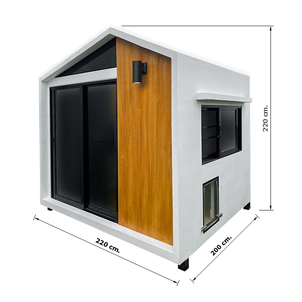 บ้านหมา บ้านแมว T.C. DOGHOUSE 11 NORDIC 200X220X220 ซม.