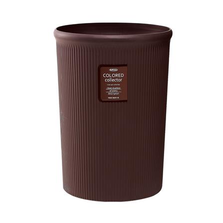 ถังขยะกลม LUSTROWARE 18 ลิตร สีน้ำตาล_0