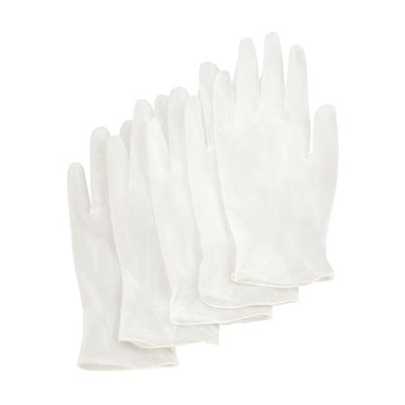 ถุงมือ PVC SHOWA OTEGARU FREE SIZE แพ็ก 10 ชิ้น สีขาว_1