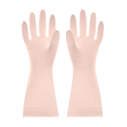 ถุงมือ PVC SHOWA SARATTO TOUCH SIZE S สีชมพูอ่อน_1
