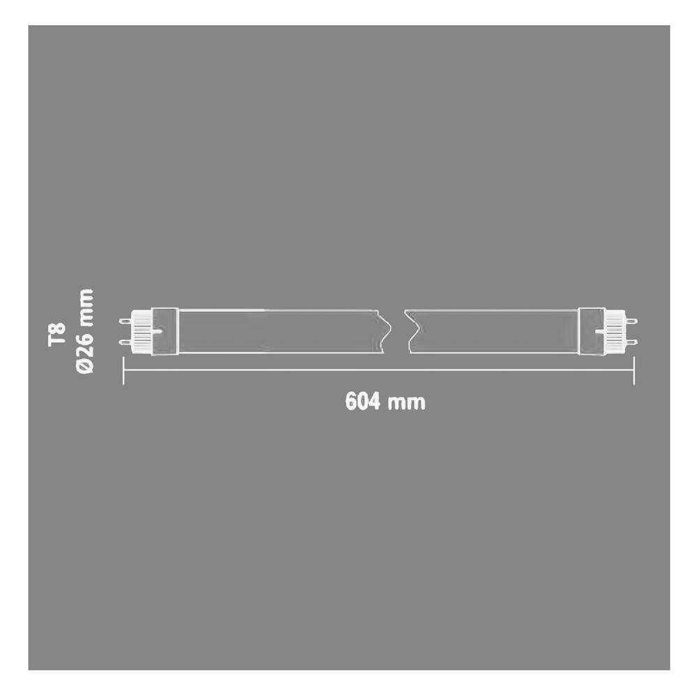 หลอด LED สั้น SYLVANIA T8 ECO SUPER DE 9 วัตต์ DAYLIGHT G13