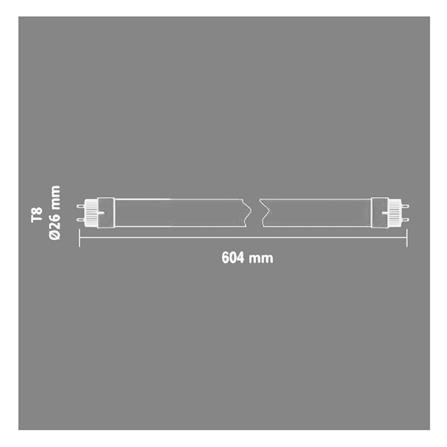 หลอด LED สั้น SYLVANIA T8 ECO SUPER DE 9 วัตต์ DAYLIGHT G13_4