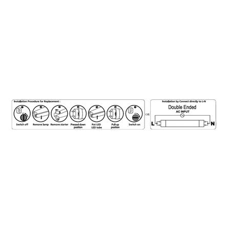 หลอด LED สั้น SYLVANIA T8 ECO SUPER DE 9 วัตต์ DAYLIGHT G13_3
