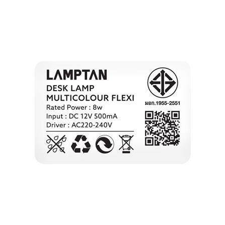 ไฟอ่านหนังสือ LED LAMPTAN FLEXI DCW 8 วัตต์ สีขาว_11