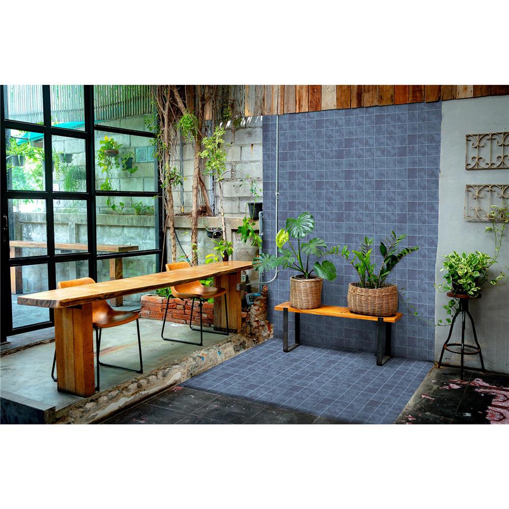 กระเบื้องผนังพอร์ซเลน 4x4 นิ้ว COTTO สลิม บริค ฟ้า PM 1 ตร.ม.