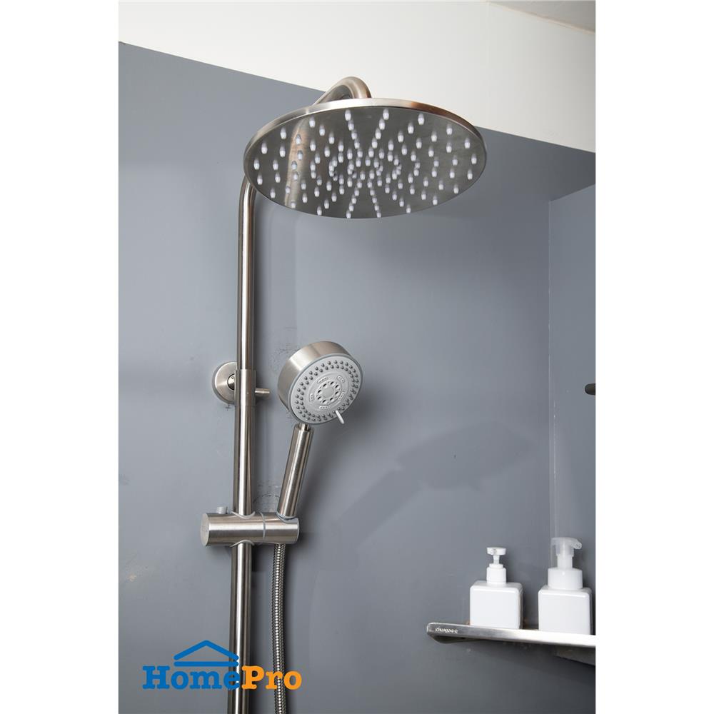 ฝักบัว RAIN SHOWER ผสม RASLAND RA F621-SS-MATT สเตนเลส