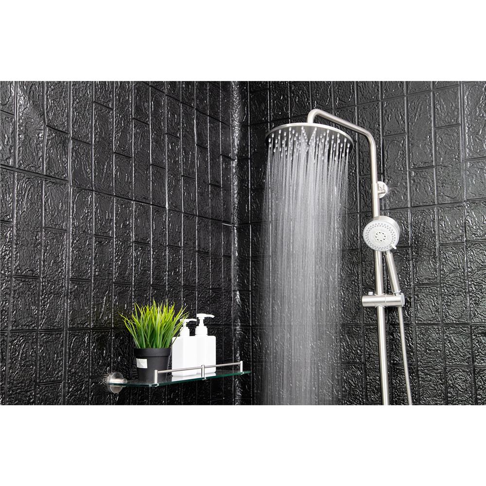 ฝักบัว RAIN SHOWER ผสม RASLAND RA F621-SS-MATT สเตนเลส
