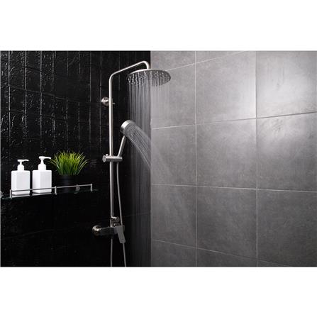 ฝักบัว RAIN SHOWER ผสม RASLAND RA F621-SS-MATT สเตนเลส_2