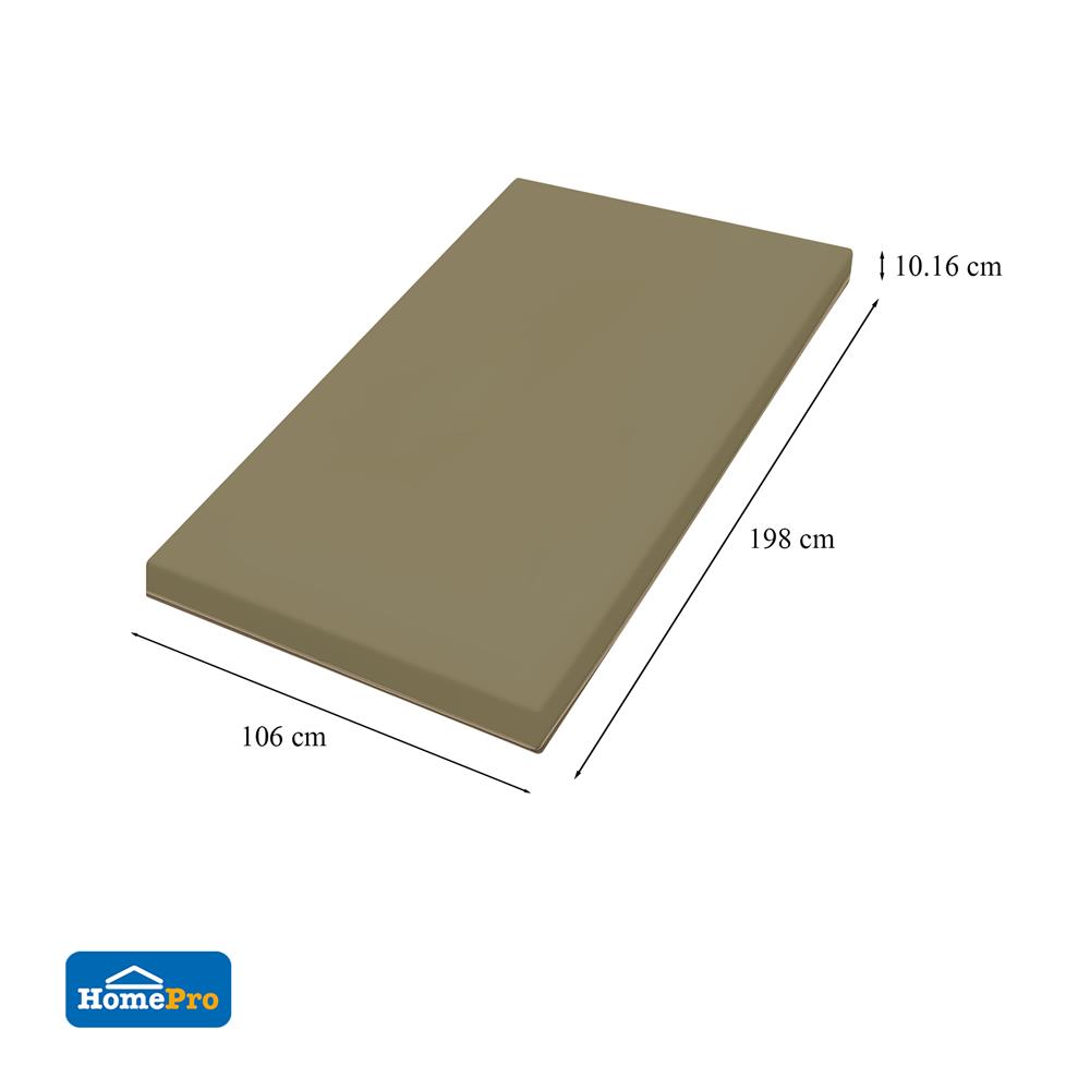 แผ่นรองนอน 3.5 ฟุต ME LIVING JAYSON สีเบจ