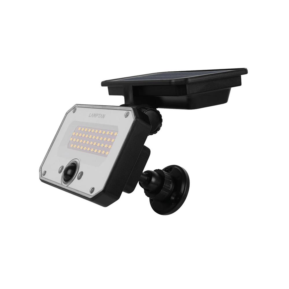 ไฟผนังภายนอก SOLAR LAMPTAN ELITE 10 วัตต์ WARM WHITE สีดำ