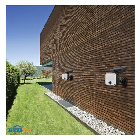 ไฟผนังภายนอก SOLAR LAMPTAN ELITE 10 วัตต์ WARM WHITE สีดำ_4