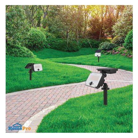 ไฟผนังภายนอก SOLAR LAMPTAN ELITE 10 วัตต์ WARM WHITE สีดำ_5