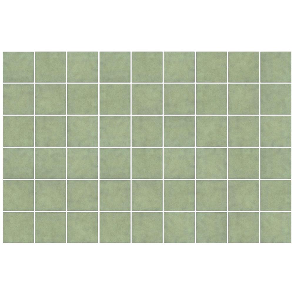 กระเบื้องผนังพอร์ซเลน 4x4 นิ้ว COTTO สลิม บริค เขียว PM 1 ตร.ม.