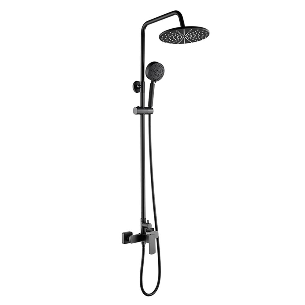 ฝักบัว RAIN SHOWER ผสม RASLAND RA F621-BLACK สีดำ