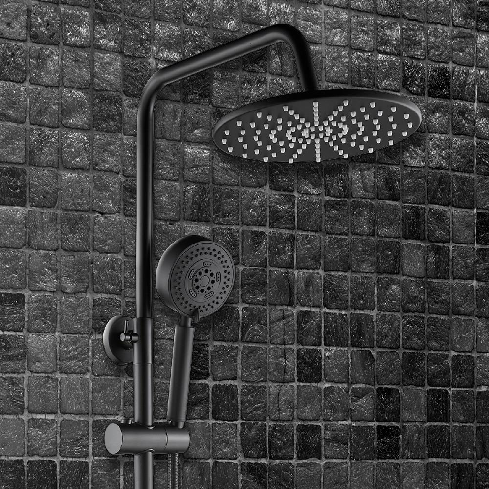 ฝักบัว RAIN SHOWER ผสม RASLAND RA F621-BLACK สีดำ