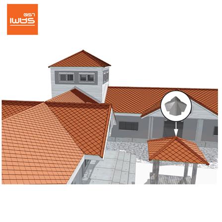 ครอบ 4 ทาง 40 องศา เจียระไน ตราเพชร 21x40 ซม.  สีเทาเงิน_1