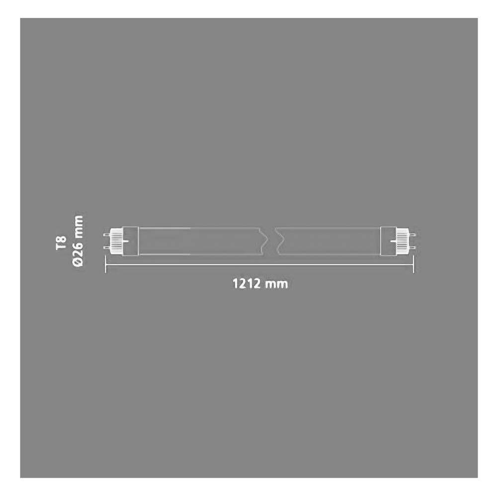 หลอด LED SYLVANIA T8 ECO SUPER DE 18 วัตต์ DAYLIGHT G13