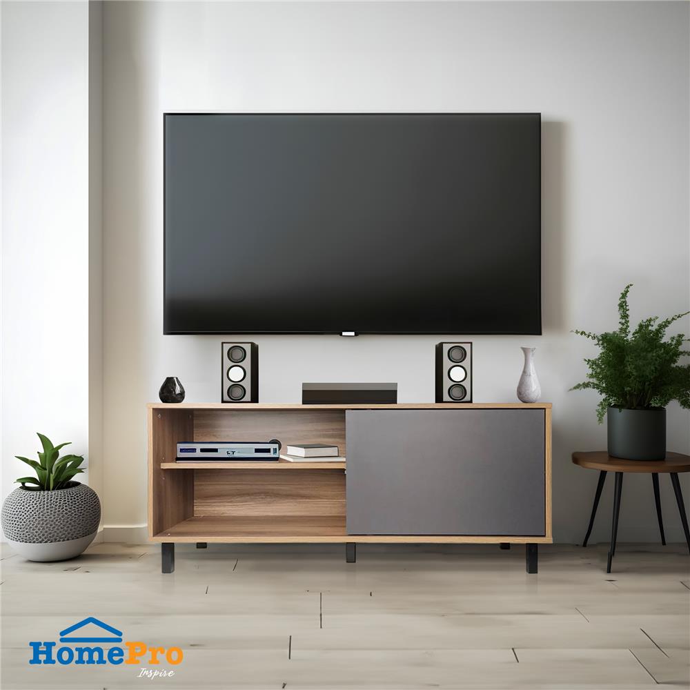 ตู้วางทีวี FURDINI TV1291 120 ซม. สีเชสนัท/กราไฟท์