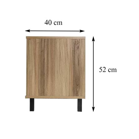 ตู้วางทีวี FURDINI TV1291 120 ซม. สีเชสนัท/กราไฟท์_7