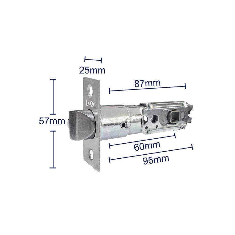 กลอนดิจิตอล ISON N-9925 SL สีเงิน
