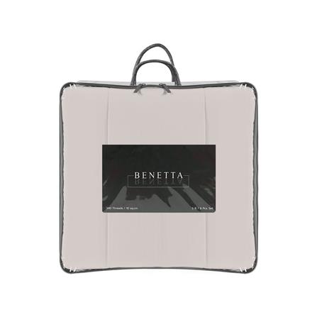 ชุดผ้าปูที่นอน 6 ฟุต 6 ชิ้น BENETTA ICY สี BROWN_5