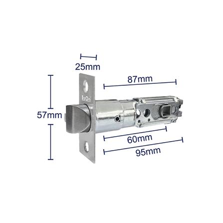 กลอนดิจิตอล ISON N-9925 BL สีดำ_8