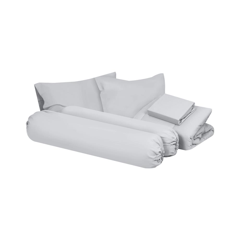 ชุดผ้าปูที่นอน 6 ฟุต 6 ชิ้น BENETTA ICY สี GREY